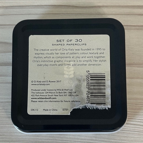 2017 Orla Kiely Ela Elephant Shaped Paper Clips - Picture 3 of 3